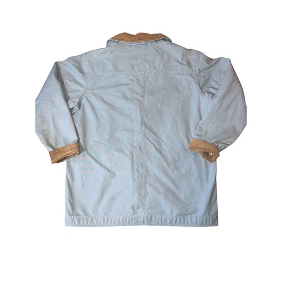 Vintage L.L Bean Blue Barn chore jacket lined corduroy collar canvas women sz XL - Picture 3 of 11